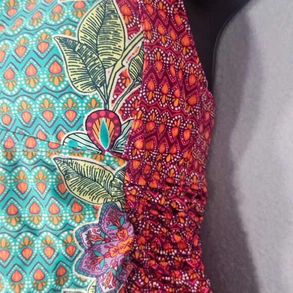 New Beach Bump Tankini Set Size Small Maternity 2 Peice Set Rouched - Picture 5 of 6